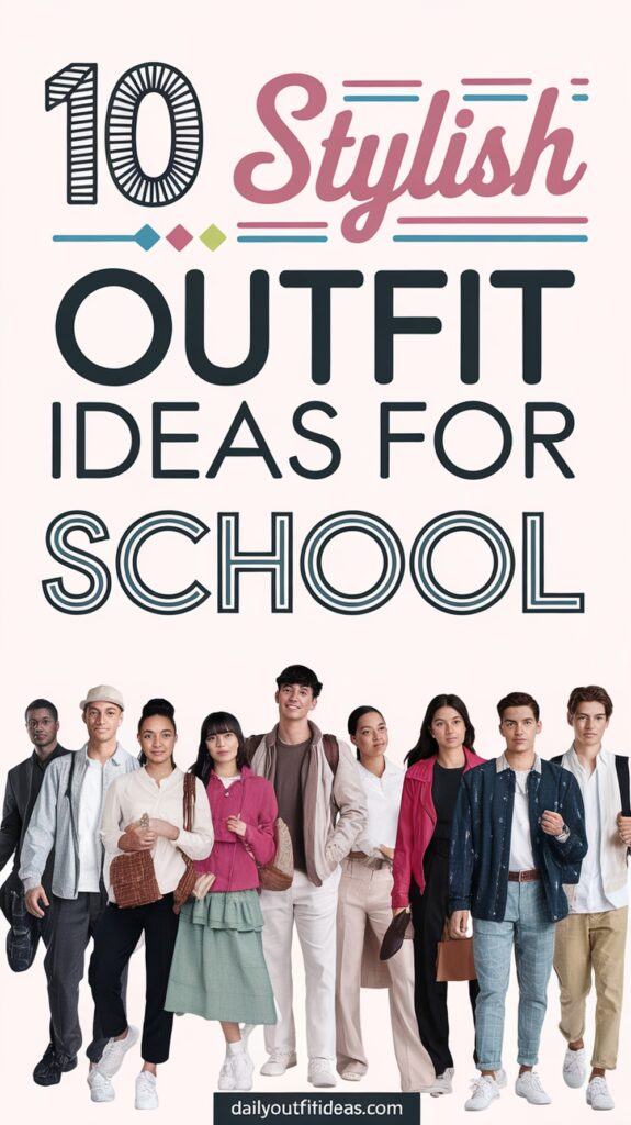 10 Stylish Outfit Ideas for School This Season