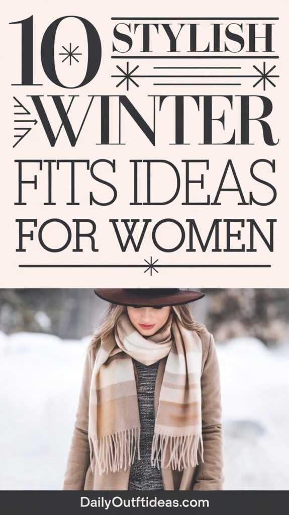 10 Stylish Winter Fits Ideas for Women