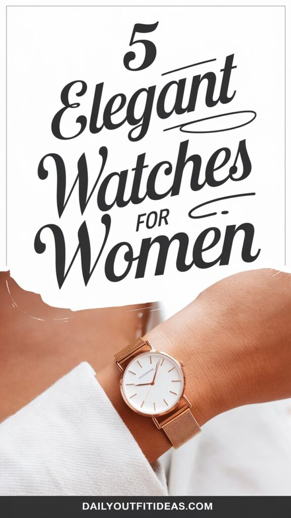5 Best Elegant Watches for Women